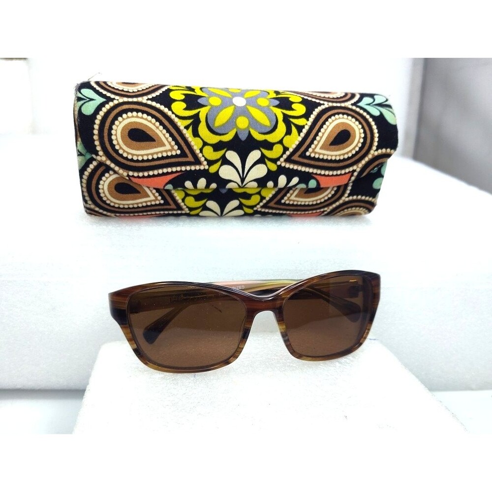 Vera Bradley Sierra Dina Tortoise Shell Eyeglasses FRAMES with Case 57-13 130mm